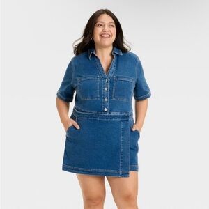 Ava & Viv Blue Denim Dress